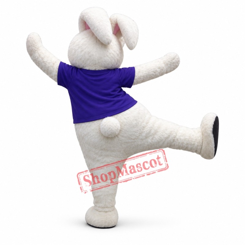 High Quality White Rabbit Mascot Costume High Quality White Rabbit Mascot Costume