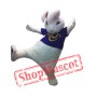High Quality White Rabbit Mascot Costume