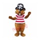 Pirate Beaver Mascot Costume