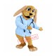 Doctor Dog Mascot Costume Doctor Dog Mascot Costume