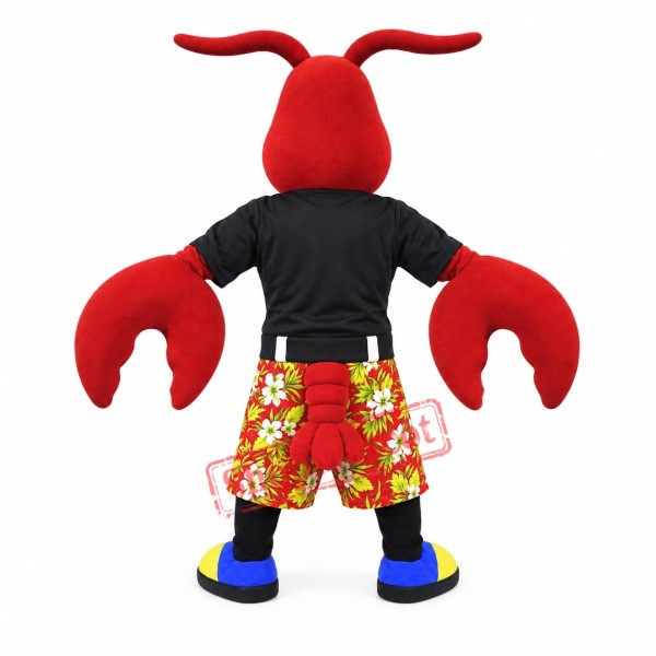 Happy Crawfish Mascot Costume