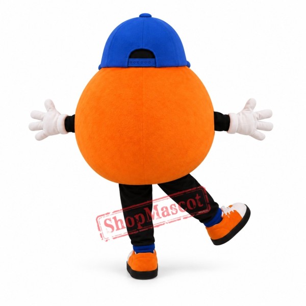 Orange Squeeze Mascot Costume Orange Squeeze Mascot Costume