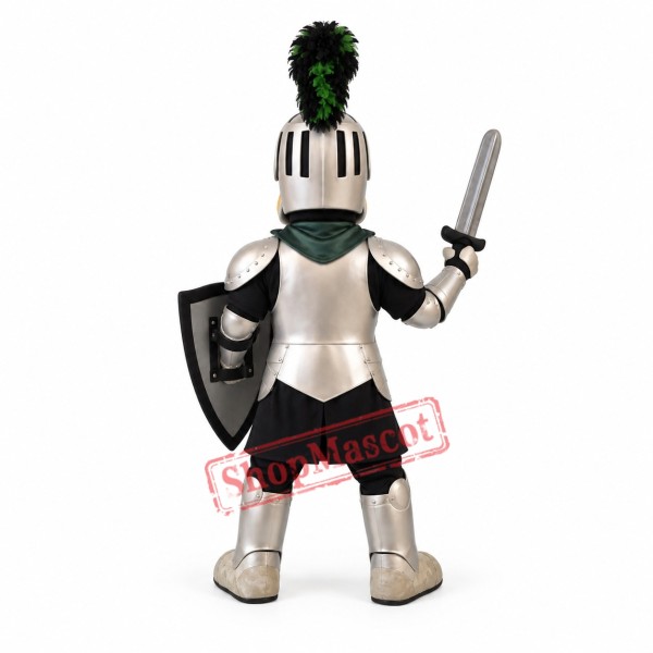 Smiling Knight Mascot Costume Smiling Knight Mascot Costume