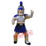 Blue Spartan Mascot Costume