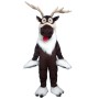 Brown reindeer Christmas reindeer Mascot Costume