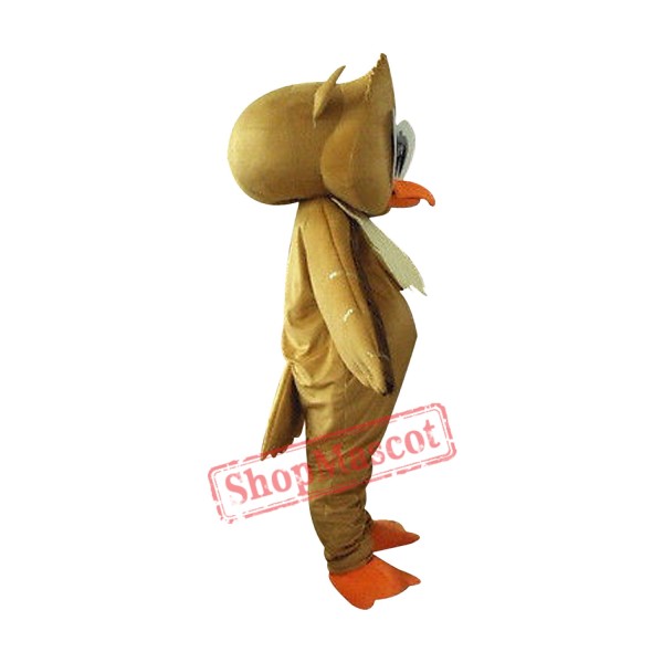 Brown Owl Mascot Costume Brown Owl Mascot Costume
