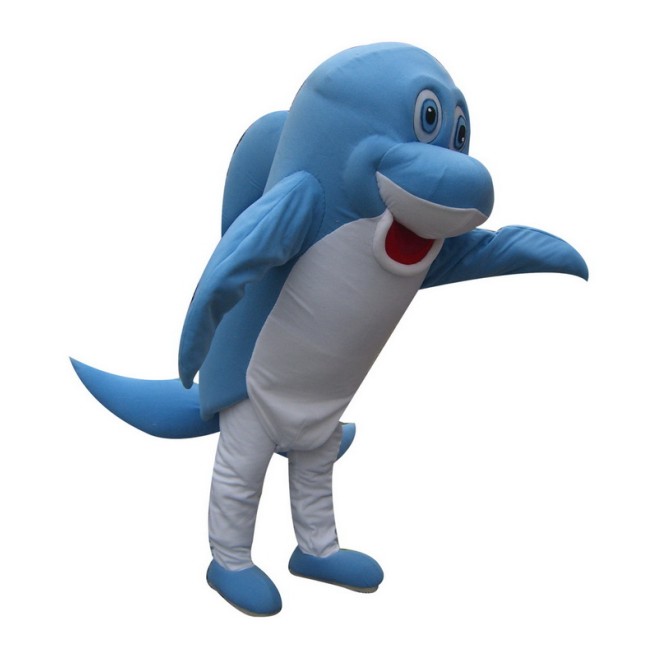 Blue Dolphin Mascot Costumes