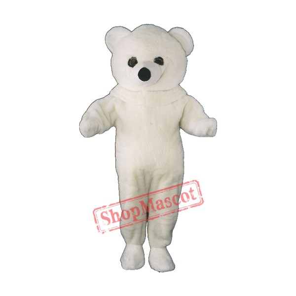 White Polar Bear Mascot Costume