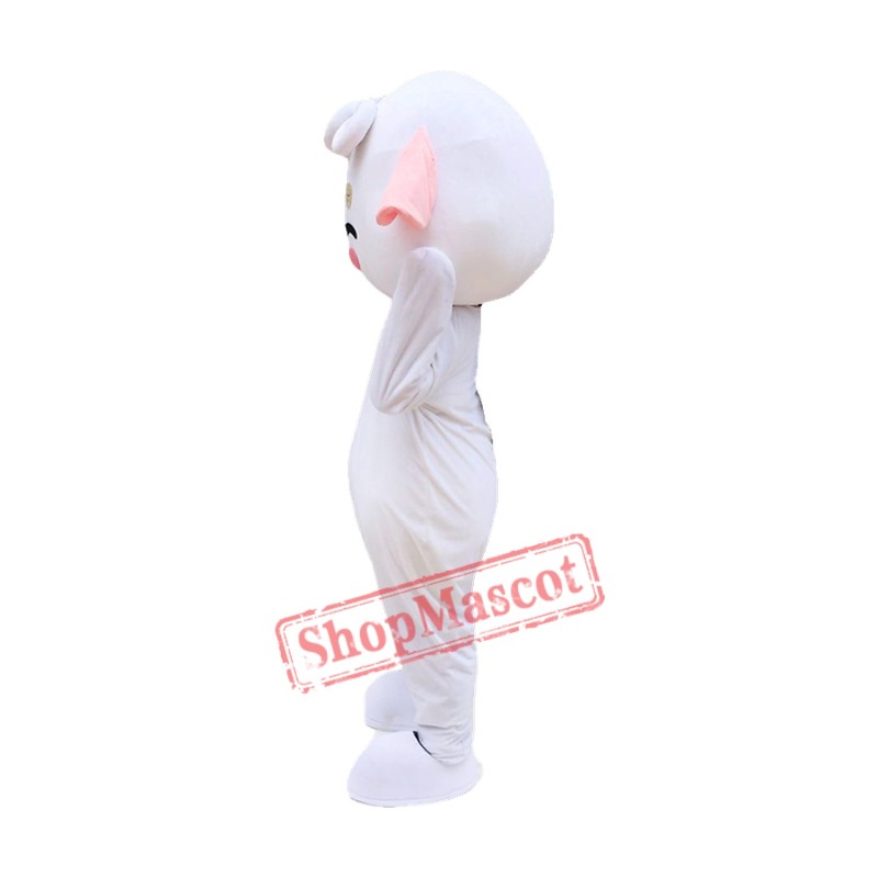 White Sheep Mascot costumes White Sheep Mascot costumes