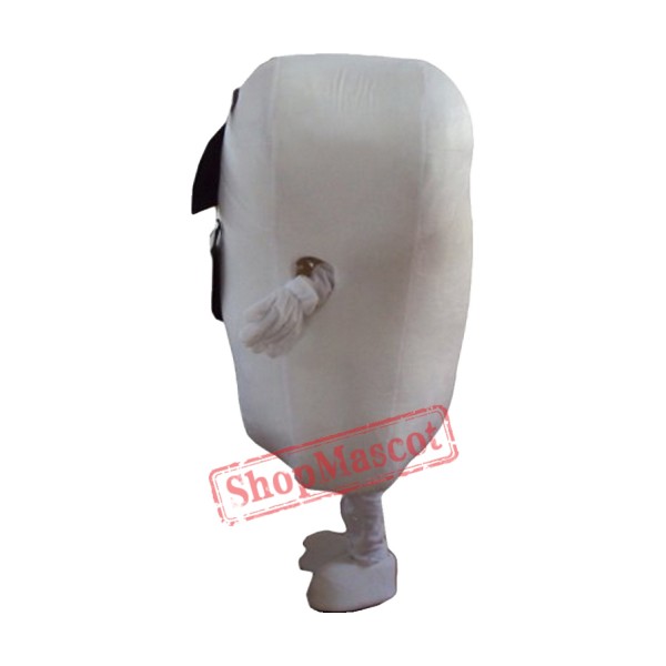 Teeth and toothbrush Mascot Costume Teeth and toothbrush Mascot Costume