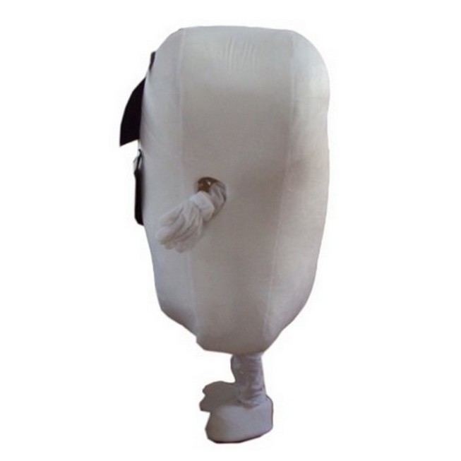 Teeth and toothbrush Mascot Costume