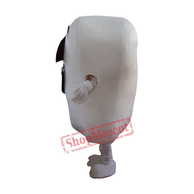 Teeth and toothbrush Mascot Costume Teeth and toothbrush Mascot Costume