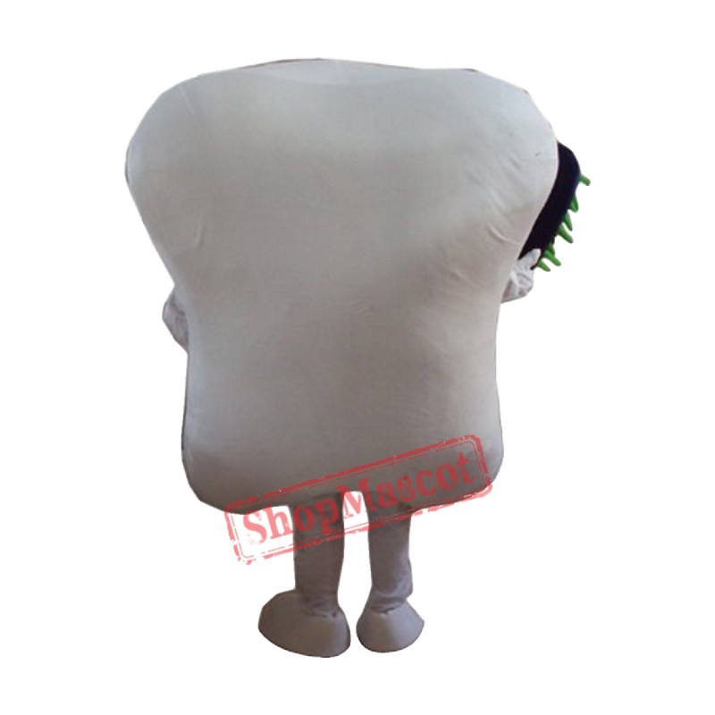 Teeth and toothbrush Mascot Costume Teeth and toothbrush Mascot Costume