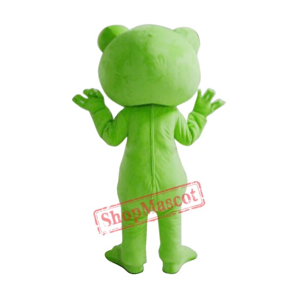 Green Frog Mascot Costume