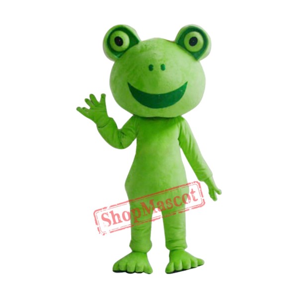 Green Frog Mascot Costume