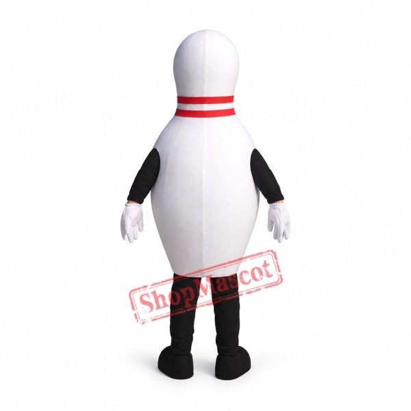 Little Bowling Pin Mascot Costume Little Bowling Pin Mascot Costume