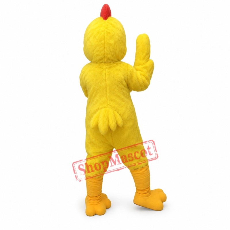 Yellow Chicken Hen Mascot Costume Yellow Chicken Hen Mascot Costume