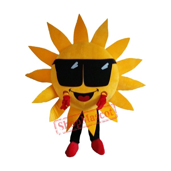 Mr.Sun Sunflower Mascot Costume Mr.Sun Sunflower Mascot Costume