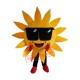 Mr.Sun Sunflower Mascot Costume Mr.Sun Sunflower Mascot Costume