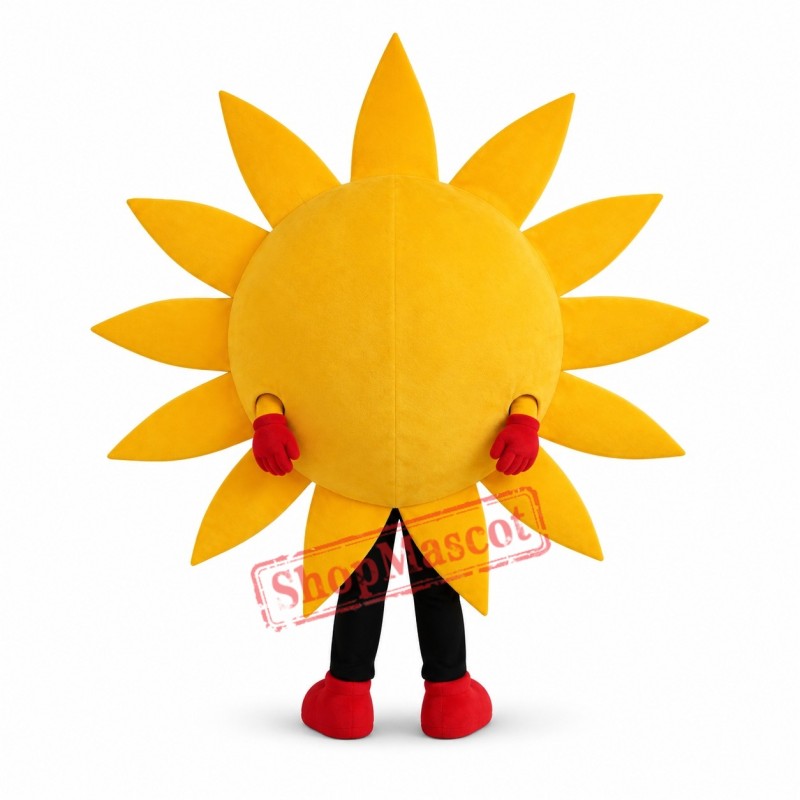 Mr.Sun Sunflower Mascot Costume Mr.Sun Sunflower Mascot Costume