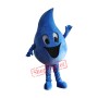 Blue Water Droplet Mascot Costume