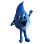 Blue Water Droplet Mascot Costume