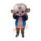 Cute Monkey Mascot Costume in Blue Jacket Cute Monkey Mascot Costume in Blue Jacket