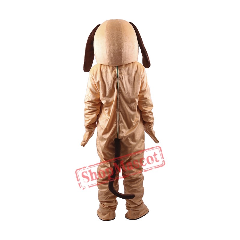 Shopmascot Tan Dog Lightweight Mascot Costume Shopmascot Tan Dog Lightweight Mascot Costume