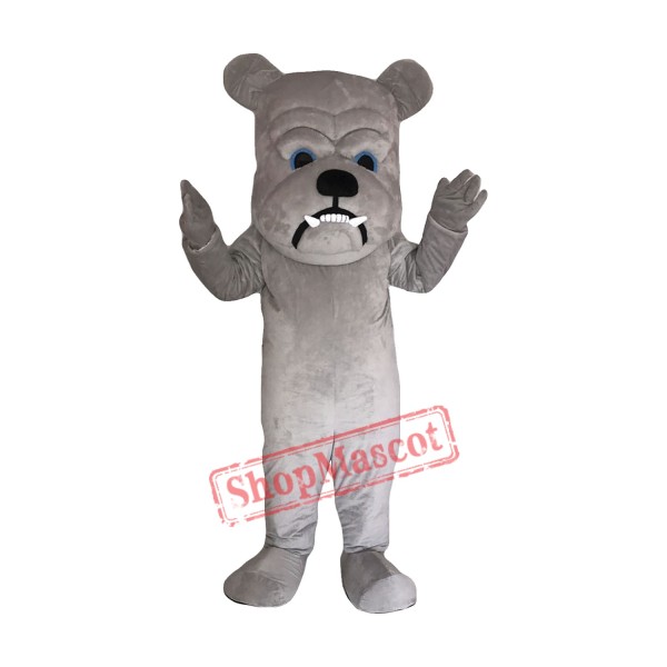 Grey Bulldog Lightweight Mascot Costume Free Shipping