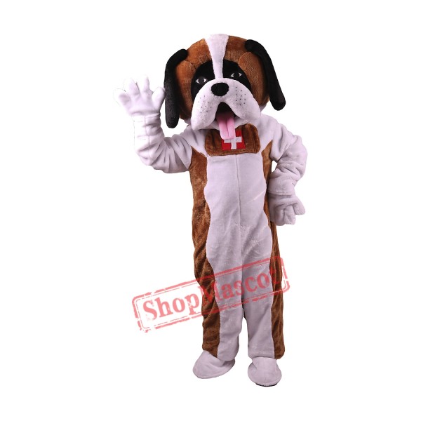 St. Bernard Dog Lightweight Costume Mascot Free Shipping
