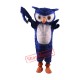 Blue Owl Mascot Costume Free Shipping