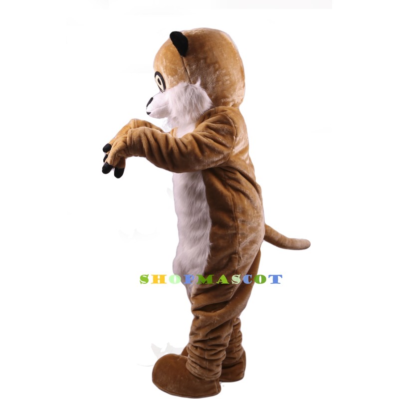 Cute Realistic Animal Meerkat Mascot Costume