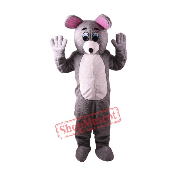 Grey Mouse Lightweight Mascot Costume Free Shipping