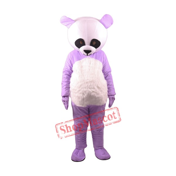 Chinese Purpe Giant Panda Mascot Costume
