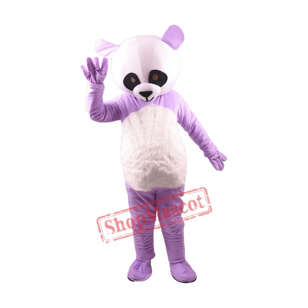 Chinese Purpe Giant Panda Mascot Costume Chinese Purpe Giant Panda Mascot Costume