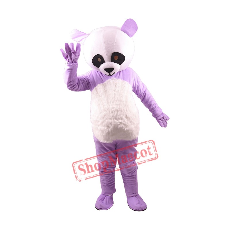 Chinese Purpe Giant Panda Mascot Costume Chinese Purpe Giant Panda Mascot Costume