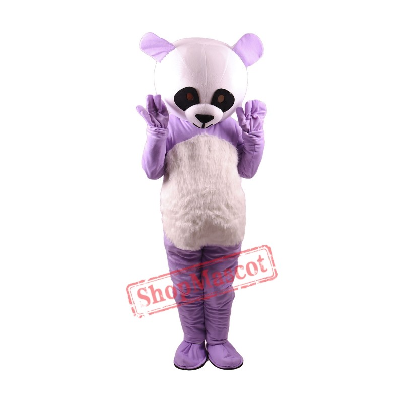 Chinese Purpe Giant Panda Mascot Costume Chinese Purpe Giant Panda Mascot Costume
