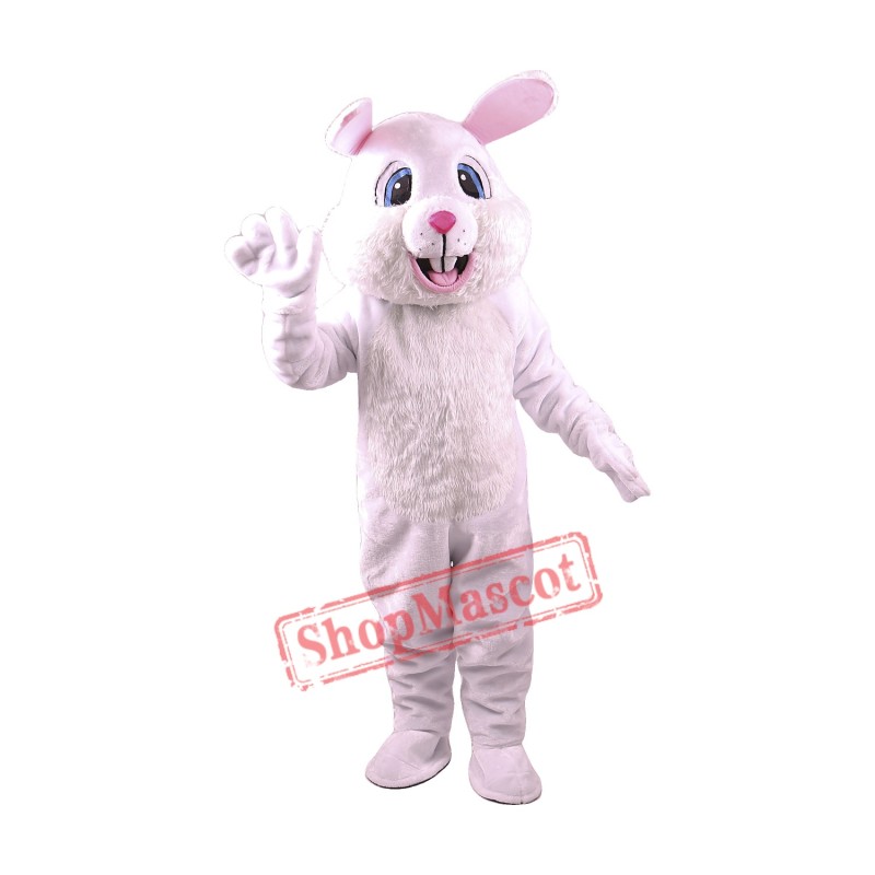 White Rabbit Lightweight Mascot Costume Free Shipping