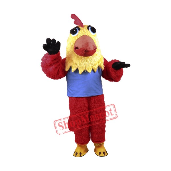 Lightweight Rooster Mascot Costume