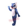 Blue Wildcat Power Cat Mascot Costume