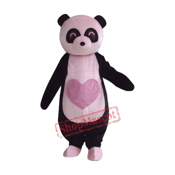 Pink Panda Lightweight Mascot Costume