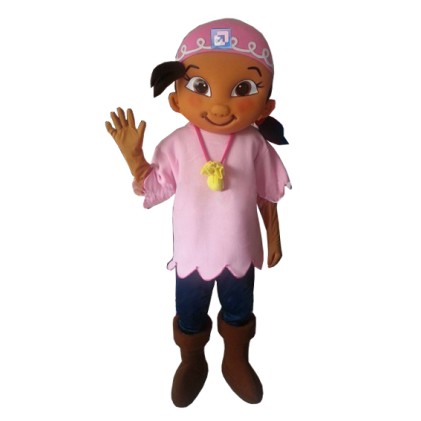 New Izzy Pirate Mascot Costume Jake and Neverland Pirates