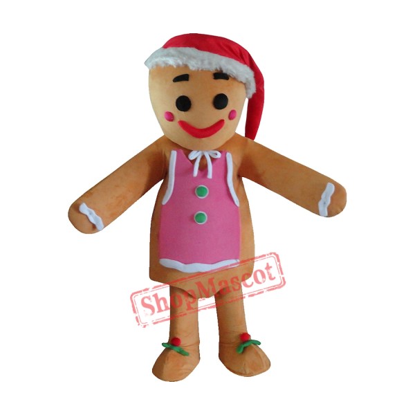Gingerbread Men Mascot Costume