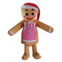 Gingerbread Men Mascot Costume