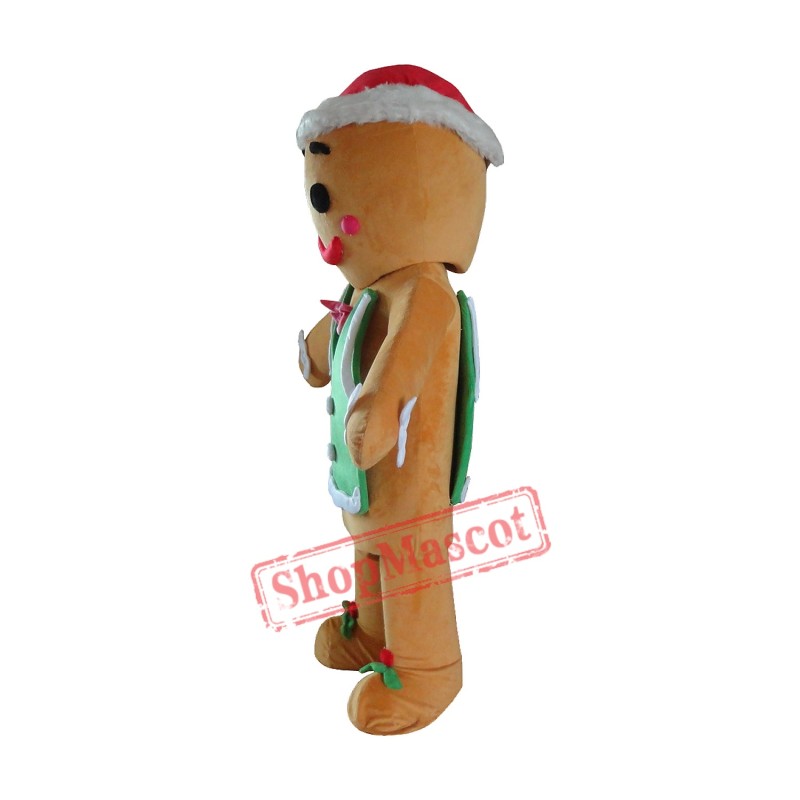 Gingerbread Men Mascot Costume Gingerbread Men Mascot Costume