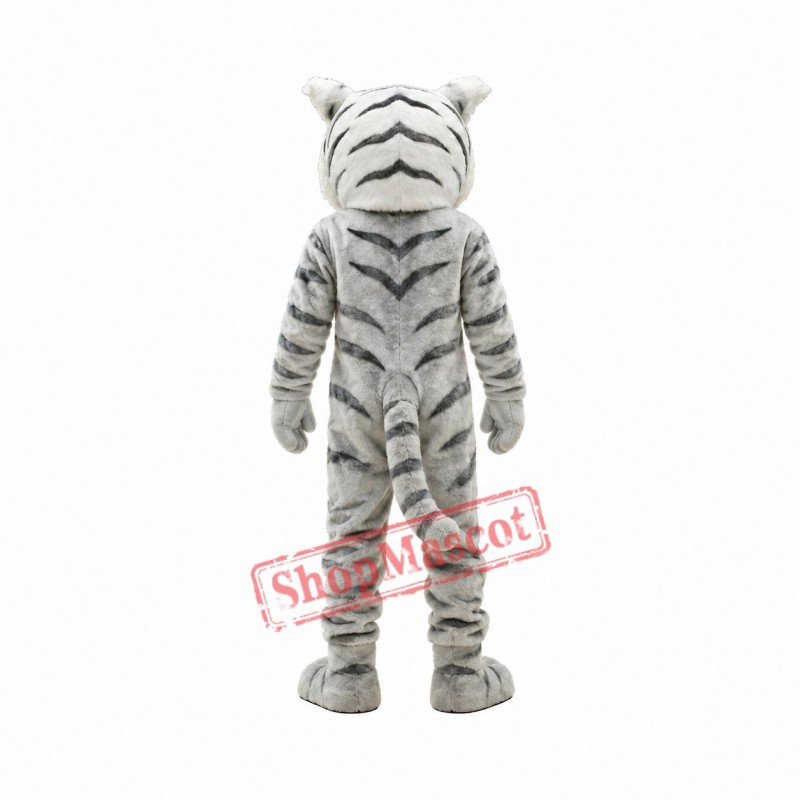Gray Wildcat Mascot Costume Gray Wildcat Mascot Costume