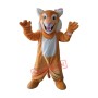 Grey Tan Wildcat Bobcat Mascot Costume