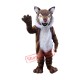 Brown Wildcat Bobcat Mascot Costume