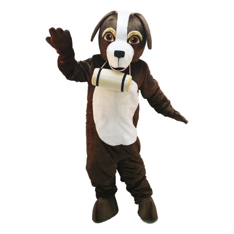 Cute St. Bernard Dog Mascot Costume
