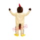Friendly Beige Chicken Mascot Costume